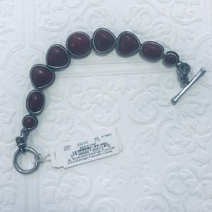 Lucky Brand Bracelet Color: Red/Silver
